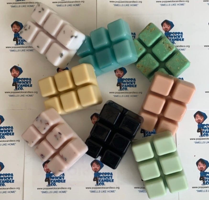 Mindful Design 8 Pack Scented Wax Melts/Cubes/Tarts - Apple, Cinnamon,  Clean Cotton, Lavender, Pumpkin Spice, Sage Citrus, Strawberry, & Vanilla 